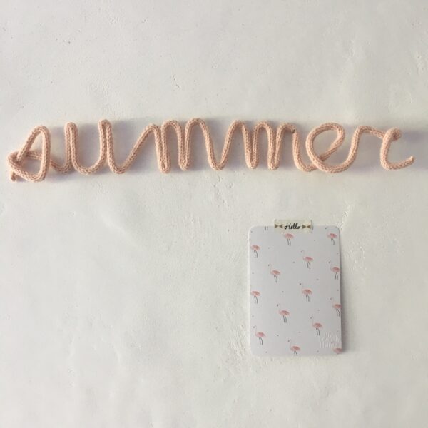 Tricotin Summer – Déco murale